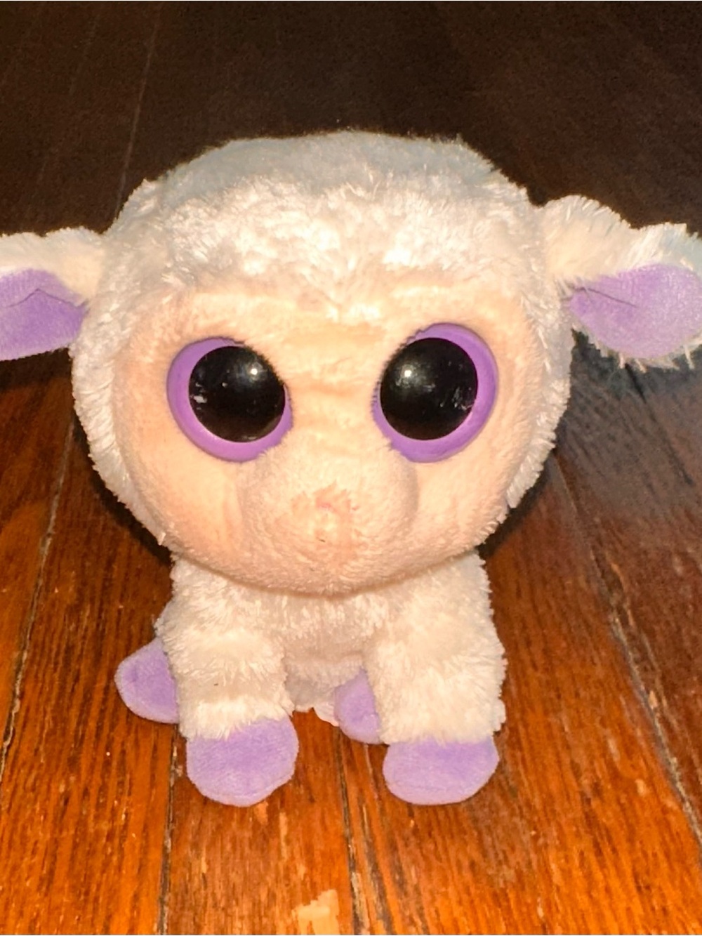 TY Clover Beanie Boo Lamb Stuffed Animal
